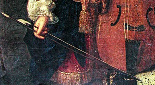 Marin Marais: bow for a bass viola da gamba