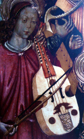 Xàtiva (Spain): earliest viola da gamba - ca. 1475