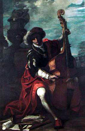 Viola da gamba Violone Pier Francesco Mola 1612-1666