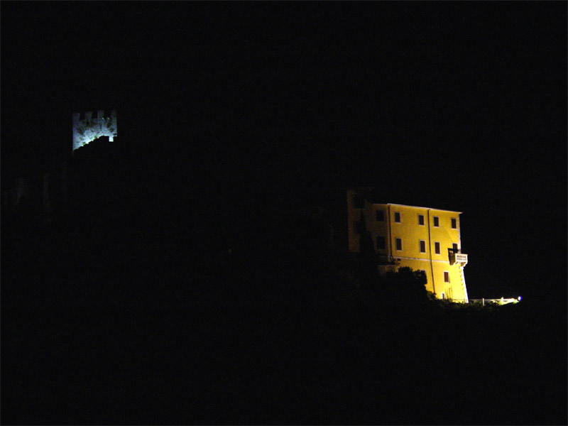 Castello di Duino at night