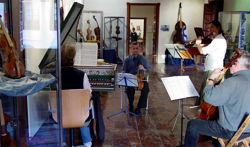 Exhibition historical musical instruments