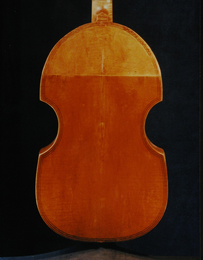Viola da gamba by Ventura Linarolo, 1585