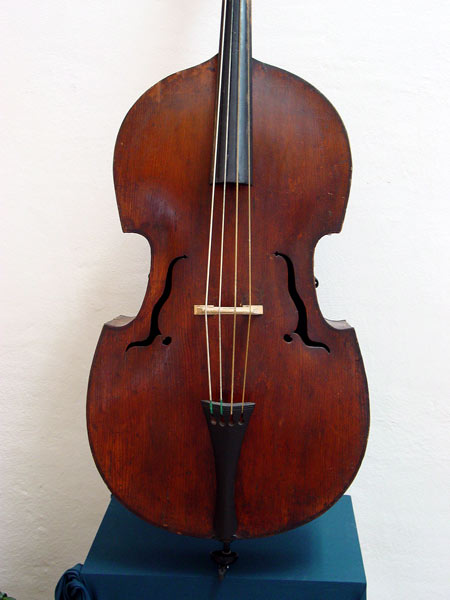 violone double bass Jan U. Eberle: Prague (1750)