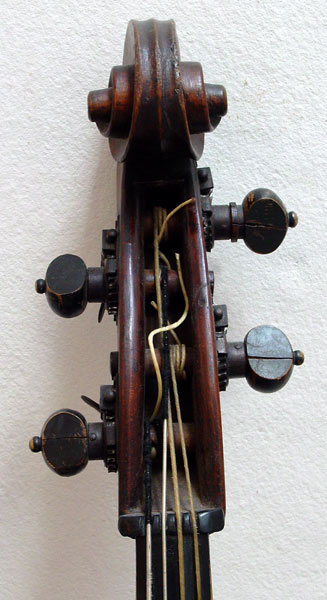 violone double bass Jan U. Eberle: Prague (1750)