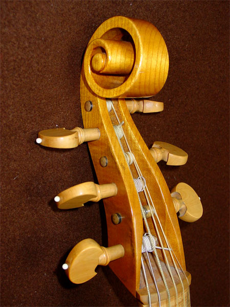 Viola da gamba after John Rose (1580) built by John Pringle, London