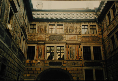 Palace Courtyard, Czesky Krumlov